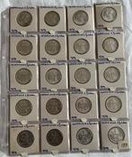 20 zilveren guldens Wilhelmina 1939, 1 gulden, Setje, Zilver, Ophalen of Verzenden