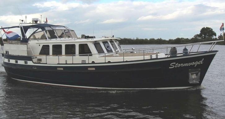 Lauwersmeer Kotter 1450, 1982,  boeg-hekschroef, 2x motor, Watersport en Boten, Motorboten en Motorjachten, Gebruikt, Staal, 12 meter of meer