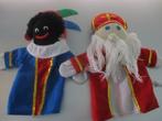 Sinterklaas + Zwarte Piet, popjes handpopjes 22 cm, Ophalen of Verzenden, Gebruikt
