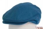 Flatcap Platte pet Hawkins blauw wol mix maat 59 en 60 NIEUW, Nieuw, Ophalen of Verzenden, Pet, 58 of 59 cm (L, 7¼ of ⅜ inch)