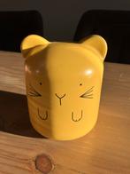 Atomic Soda Bandjo Spaarpot Kat - Geel Porselein, Ophalen of Verzenden, Nieuw