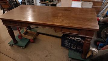 Groot bureau, hardhout, 199 cm beschikbaar voor biedingen