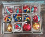 Vintage gekleurde kerstballen, Ophalen of Verzenden, Gebruikt