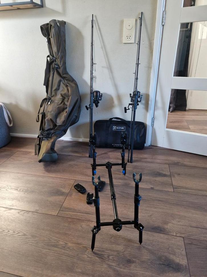 Sonik Karper Set - Zo Goed Als Nieuw!, Watersport en Boten, Hengelsport | Algemeen, Zo goed als nieuw, Complete hengel, Ophalen
