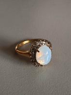 Vintage Gouden Ring met Opaal - Nieuw, Sieraden, Tassen en Uiterlijk, Ringen, Nieuw, Ophalen of Verzenden, 17 tot 18, Met edelsteen