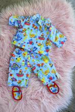 leuke flanel poppen pyjama voor poppen rond de 45 cm, Ophalen of Verzenden, Zo goed als nieuw, Babypop