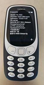 Nokia 3310 3G (TA-1022) - Klassieker!, Gebruikt, Ophalen of Verzenden, Minder dan 3 megapixel, Klassiek of Candybar