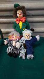 clownspoppen 3  stuks, Verzamelen, Ophalen of Verzenden, 'T Olde Gre-j, Info@toldegrej.nl, Endepoelstraat 20f Didam
