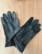 Zachtgevoerde zwart leren handschoenen. Maat S, Kleding | Dames, Mutsen, Sjaals en Handschoenen, Ophalen of Verzenden, Gedragen