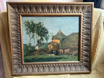 Boerderij Schilderij - Klassiek beschikbaar voor biedingen