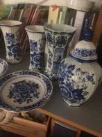 Delfts Blauw Aardewerk Collectie Vazen en Borden, Antiek en Kunst, Antiek | Keramiek en Aardewerk, Ophalen