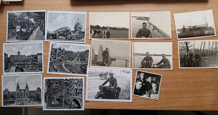 Luftwaffe, WO2, fotoserie KG4, Amsterdam, kampfgeschwader, Verzamelen, Militaria | Tweede Wereldoorlog, Luchtmacht, Foto of Poster
