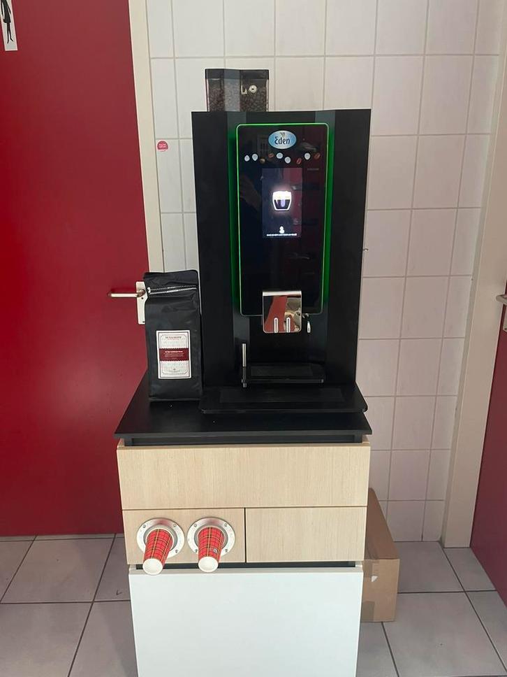 Animo OptiBean Touch 3 Koffiemachine - koffieautomaat, Witgoed en Apparatuur, Koffiezetapparaten, Zo goed als nieuw, Koffiebonen