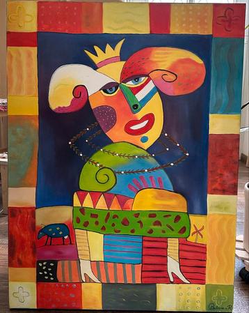 Abstract Schilderij Betoia R beschikbaar voor biedingen