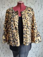 JUFFROUW JANSEN Panterprint Jasje/ Vestje maat XXL(Nieuw), Bruin, Maat 46/48 (XL) of groter, Nieuw, Ophalen of Verzenden