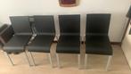 4 Stapelbare grijze Vitra 03 stoelen Maarten Van Seeveren, Huis en Inrichting, Stoelen, Ophalen, Gebruikt, Design, Vier