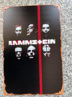 Metalen bord Rammstein ca 30 x 20 cm nieuw hoofden, Verzamelen, Muziek, Artiesten en Beroemdheden, Ophalen of Verzenden, Nieuw