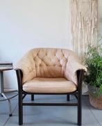 Prachtige Vintage Göte Möbler by Gunnar Kentemo FAUTEUIL, Huis en Inrichting, Ophalen, Vintage Chesterfield stijl strak fauteuiltje stoel stoeltje l