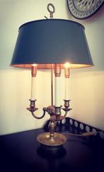 Bouillottelamp groene bureaulamp tafellamp antieke lamp 67h, Antiek en Kunst, Ophalen of Verzenden