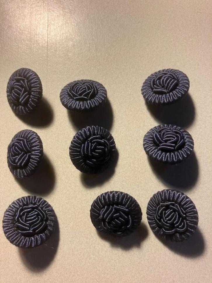 jasknopen Astor klassiek vintage blauwe draad nr 36 a € 2,00, Hobby en Vrije tijd, Naaien en Fournituren, Nieuw, Knoop of Knopen