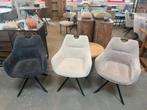 Magazijn leegverkoop draai-eetstoelen beige metaal zwart, Industrieel hotelchique, Overige kleuren, Nieuw, Ophalen of Verzenden