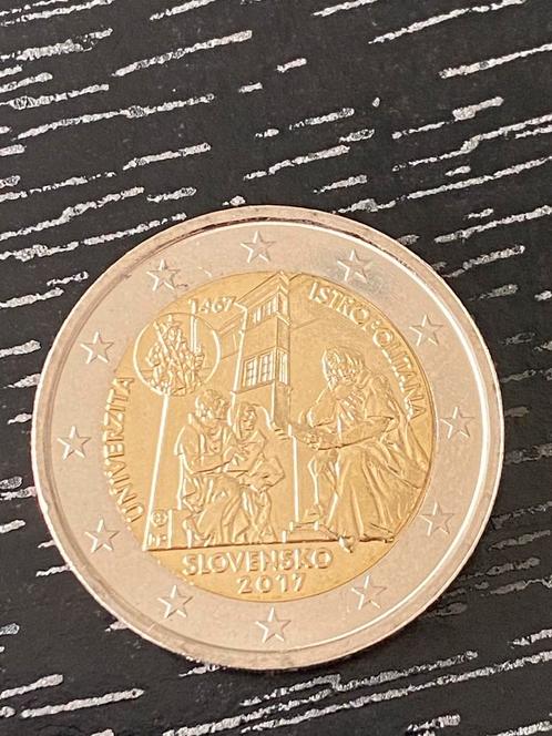 €2 Istropolitana Universiteit UNC uit rol! Slowakije 2017, Postzegels en Munten, Munten | Europa | Euromunten, Losse munt, 2 euro
