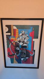 Abstract Schilderij Gesigneerd 'Patty Harpenau 1995, Ophalen