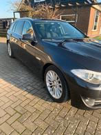 BMW 5-Serie 520D Touring 135KW Aut8 2012 Grijs, Auto's, BMW, Achterwielaandrijving, 1995 cc, Zwart, 2000 kg