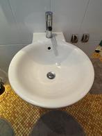 2x Sphinx Atlantis wastafels met rvs sifonkap, Ophalen of Verzenden, Gebruikt