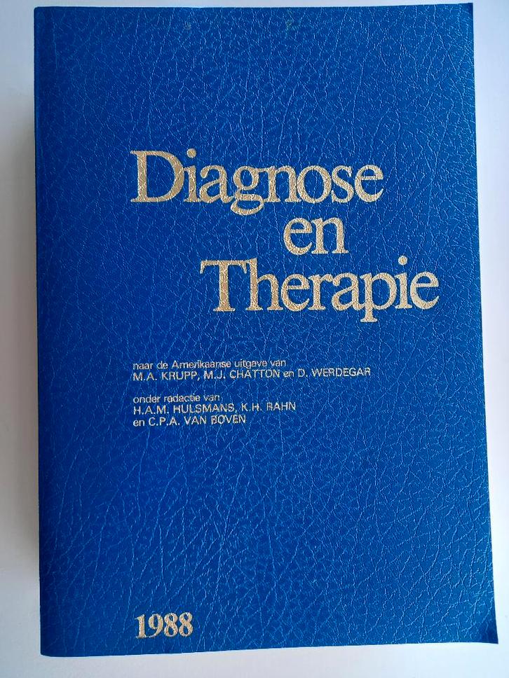 Diagnose en Therapie 1988 - M.A. Krupp e.a., Boeken, Advies, Hulp en Training, Gelezen, Ophalen of Verzenden