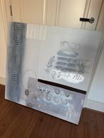 Abstract Schilderij met Kroon en Historische Foto, Ophalen