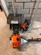 STIHL kantensnijder en grondfrees + combimotor, Ophalen, Gebruikt, Benzine, Stihl