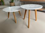 Bijzettafeltjes Zuiver, Huis en Inrichting, Tafels | Bijzettafels, Minder dan 55 cm, Gebruikt, Rond, Modern