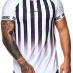 SALES! 2171 Wit zwart gestreept Koburas t-shirt mt M, Ophalen of Verzenden, Nieuw, Maat 48/50 (M), Wit