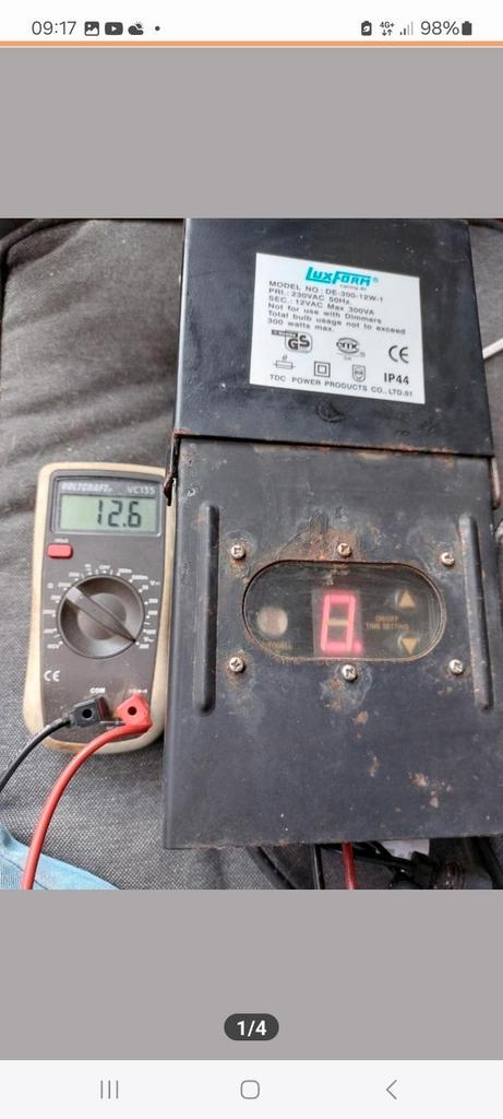 Omvormer  220v naar 12v trafo, Caravans en Kamperen, Camper-accessoires, Gebruikt, Ophalen of Verzenden