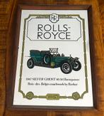 Vintage Rolls Royce spiegel, Ophalen of Verzenden, Rechthoekig, Minder dan 100 cm