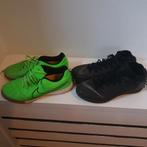 Nike Zaalschoenen gymschoenen de groene 38,5 en zwarte 40,5, Gebruikt, Ophalen of Verzenden