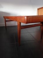 Johannes Andersen silkeborg salontafel, Deens retro jaren 60, 50 tot 100 cm, Minder dan 50 cm, 150 tot 200 cm, Teakhout