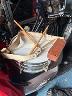 Vintage Snare Drum met Stokken, Ophalen, Gebruikt, Overige merken