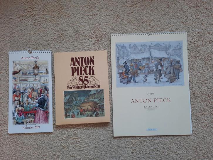 Anton Pieck set: boek en 2 kalenders, Boeken, Kunst en Cultuur | Architectuur, Zo goed als nieuw, Overige onderwerpen, Ophalen of Verzenden