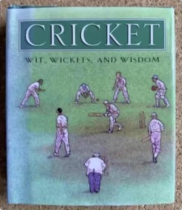 Boekje cricket - Wit, Wickets, and wisdom beschikbaar voor biedingen