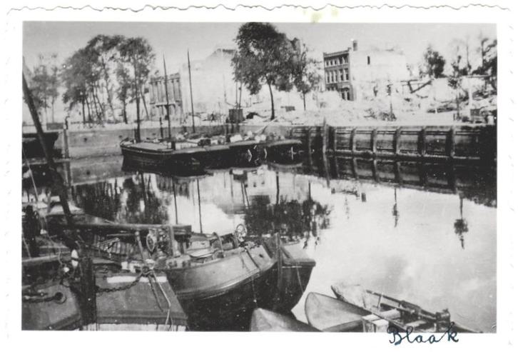 Foto 1940 Rotterdam Blaak Bombardement Oorlog WO2 W2, Verzamelen, Militaria | Tweede Wereldoorlog, Overige soorten, Foto of Poster