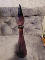 Vintage empoli vaas italy 1960, Ophalen, Overige kleuren, Minder dan 50 cm, Glas