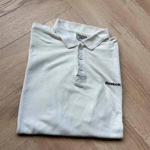 Reebok Polo | Maat L | Wit | Sportief, Kleding | Heren, Polo's, Zo goed als nieuw, Maat 52/54 (L), Wit, Ophalen of Verzenden