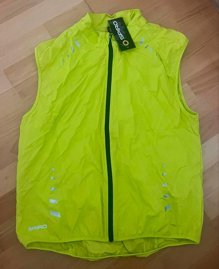 Neon Geel Spiro Sportvest - Nieuw! Maat XL, Kleding | Dames, Bodywarmers, Nieuw, Maat 38/40 (M), Geel, Ophalen of Verzenden