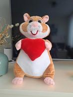 Valentijn Hamster Knuffel - 40 cm, Ophalen of Verzenden, Zo goed als nieuw, Overige typen