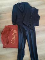 Trouwpak, Ophalen of Verzenden, Zo goed als nieuw, Maat 52/54 (L), Blauw