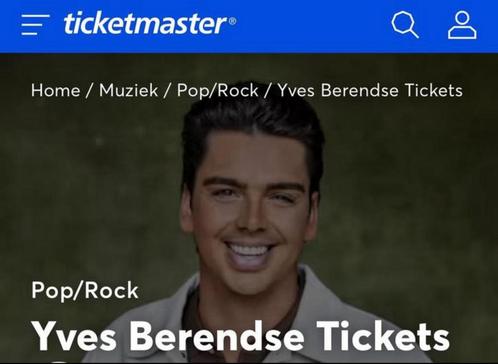 Yves Berendse Ziggo Dome 2 zitplaatsen naast elkaar 28 juni, Tickets en Kaartjes, Concerten | Nederlandstalig, Twee personen