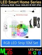LEDstrip set - Smart WiFi Tuya IR RGB - 10 meter + trafo, Ophalen of Verzenden, Nieuw, WiFi LEDstripset