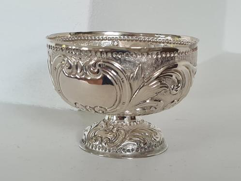 Antieke Zilveren Brandewijnkom / Roomkom Samuel Boyce London, Antiek en Kunst, Antiek | Goud en Zilver, Zilver, Ophalen of Verzenden